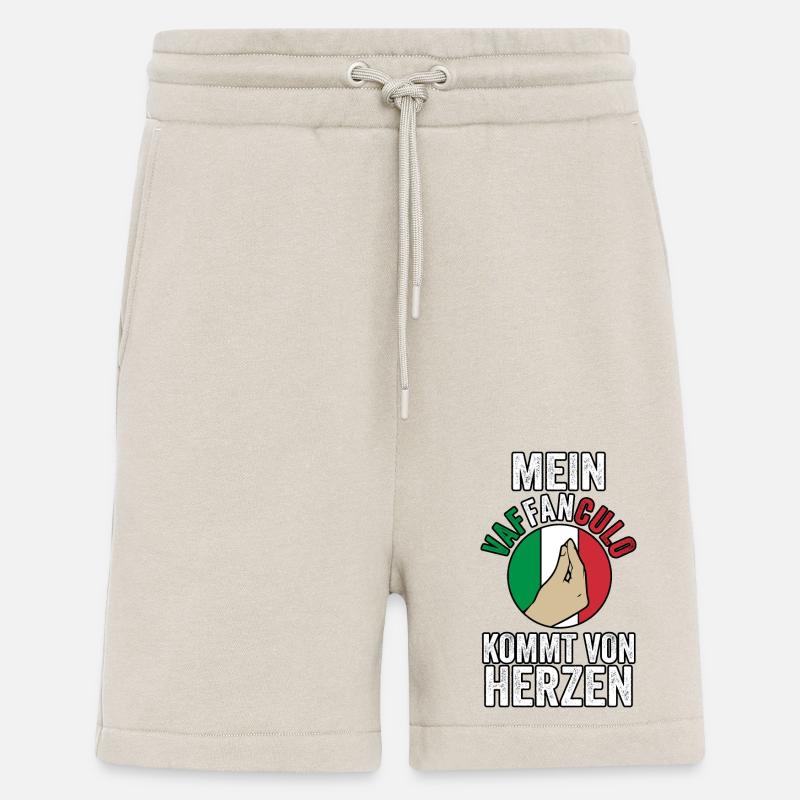 Italie Vaffanculo italien - Short bio décontracté fabriqué en UE - WARM CLAY