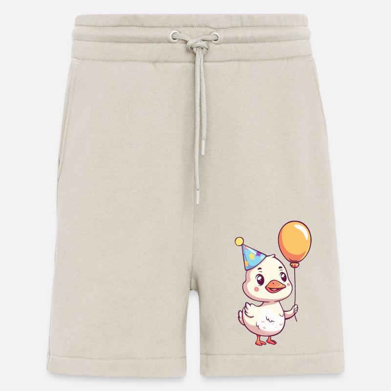 Goose Birthday Comic - Shorts - made by SPREAD - WARM CLAY
