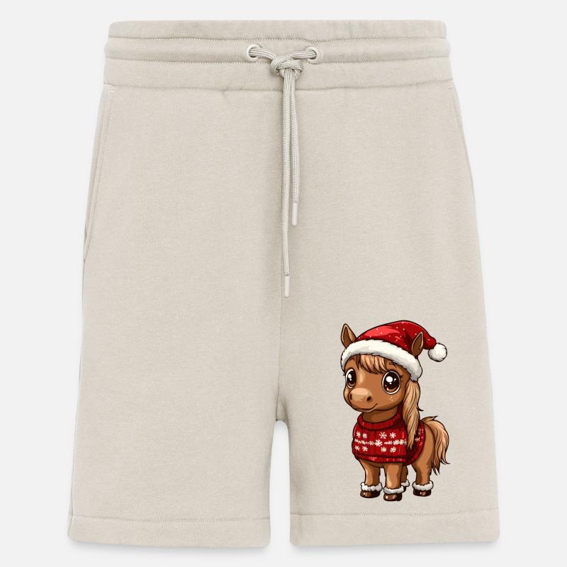 Pferd Weihnachten Comic - Shorts - made by SPREAD - WARM CLAY