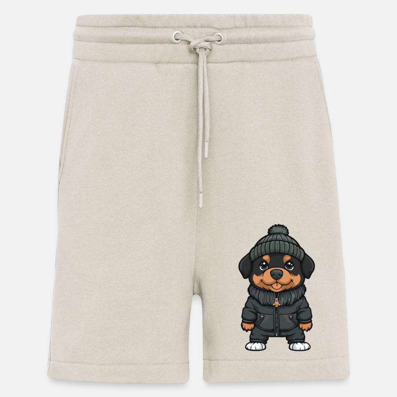 Rottweiler Hund Stylisch - Shorts - made by SPREAD - WARM CLAY