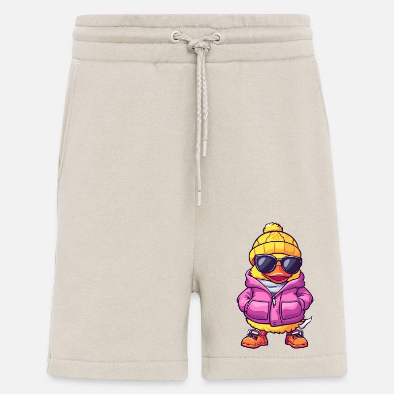 Duck Cool Comic - Shorts - made by SPREAD - WARM CLAY