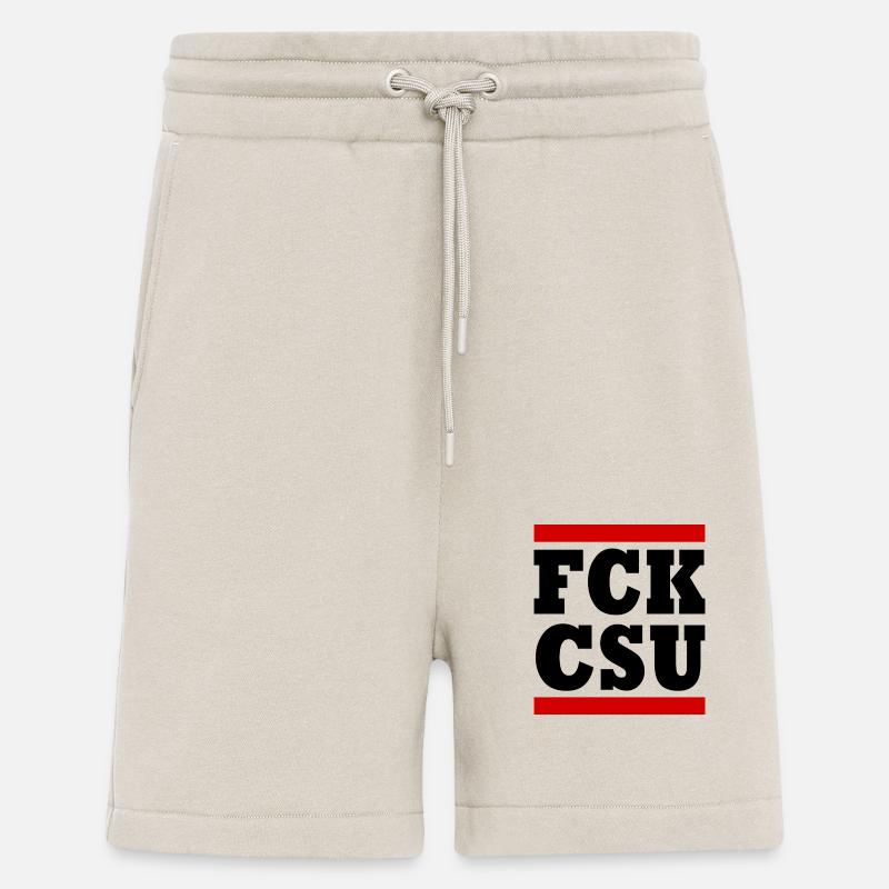 Fck csu - Short bio décontracté fabriqué en UE - WARM CLAY
