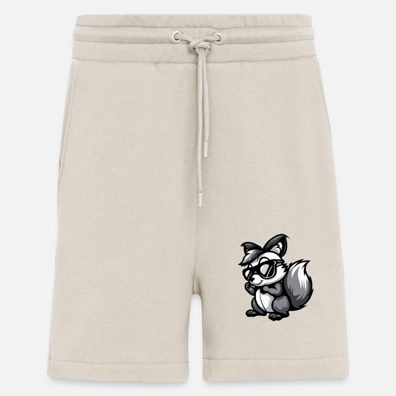 Skunk Cool Comic - Shorts - made by SPREAD - WARM CLAY