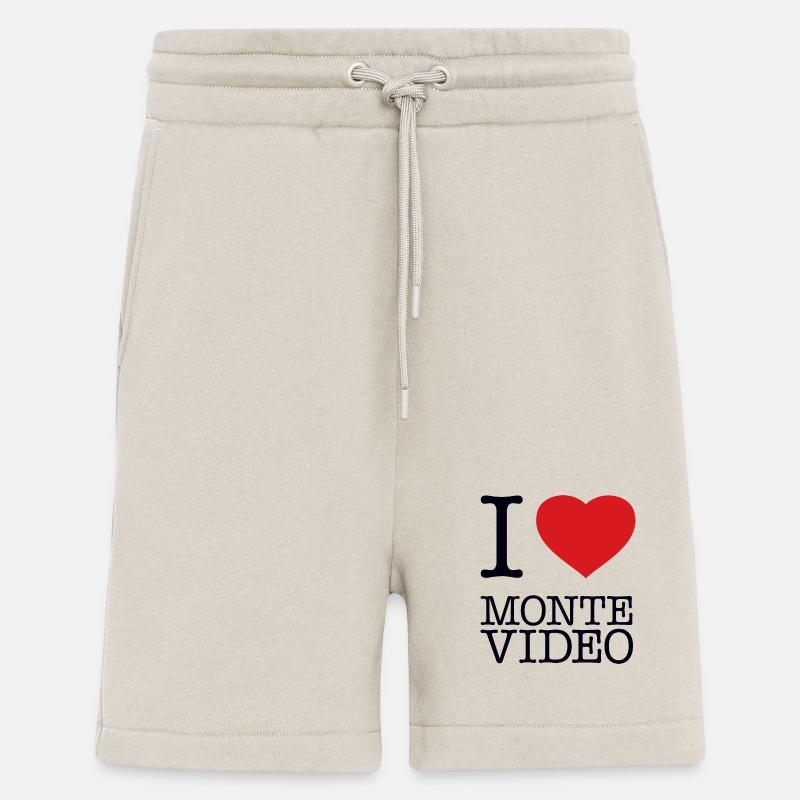 J’ADORE MONTEVIDEO Uruguay - Short bio décontracté fabriqué en UE - WARM CLAY
