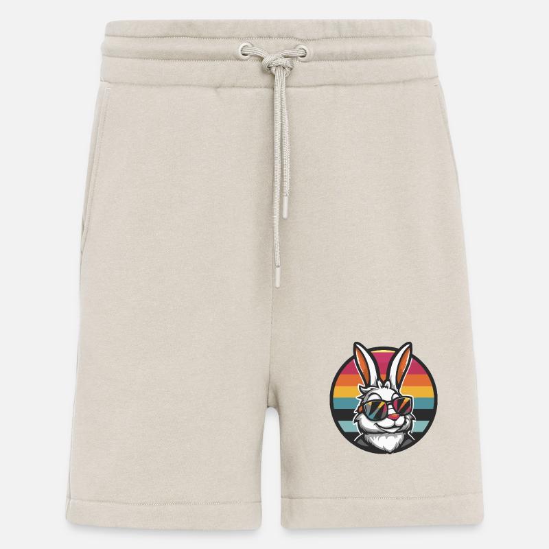 Bunny Comic Cool Summer - Shorts - made by SPREAD - WARM CLAY