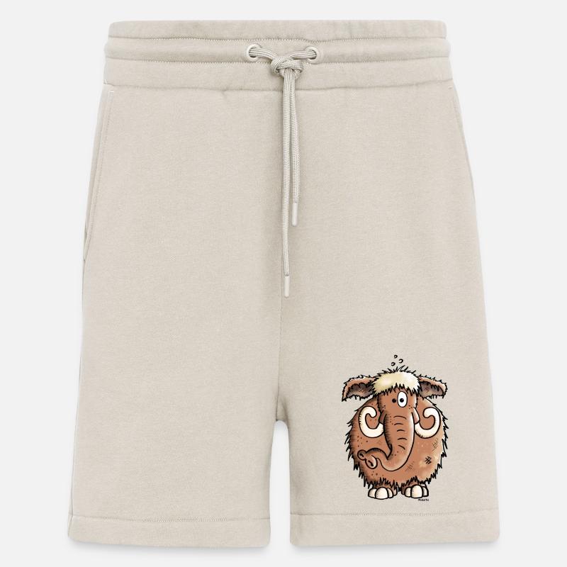 Gigantisches Mammut - Elefant - Shorts - made by SPREAD - WARM CLAY