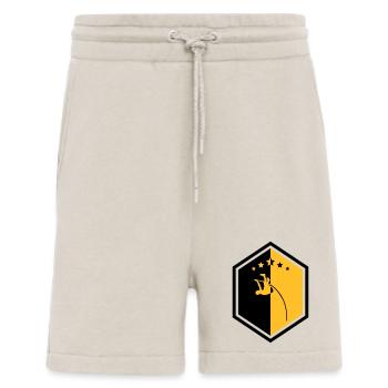 Stabhochsprung Stabhochsprunger Sport Sportler - Shorts - made by SPREAD - WARM CLAY - Vorne