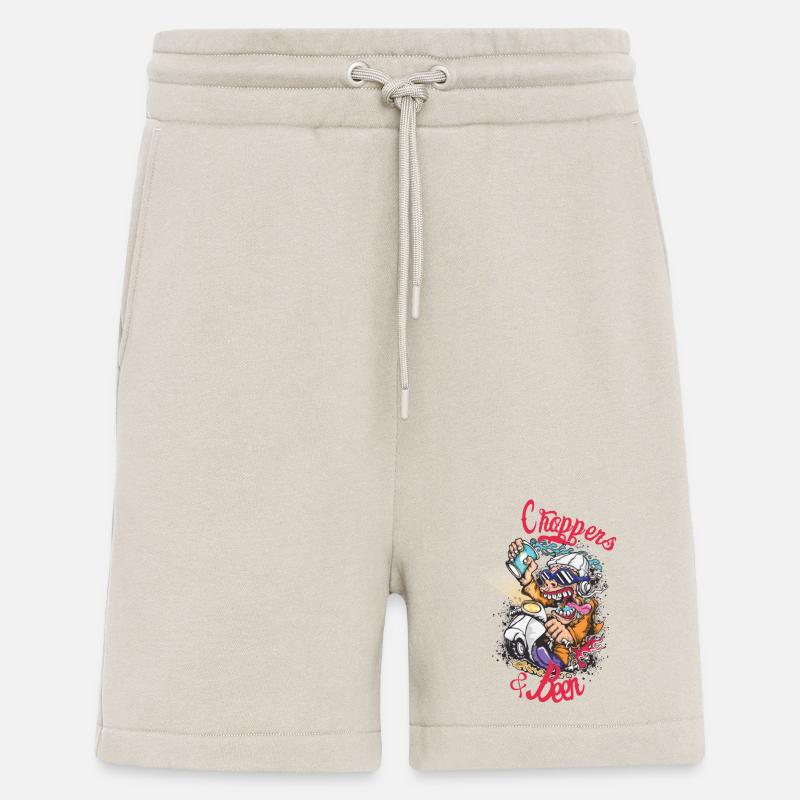Les hélicos Équipe Scooter Singe - Short bio décontracté fabriqué en UE - WARM CLAY