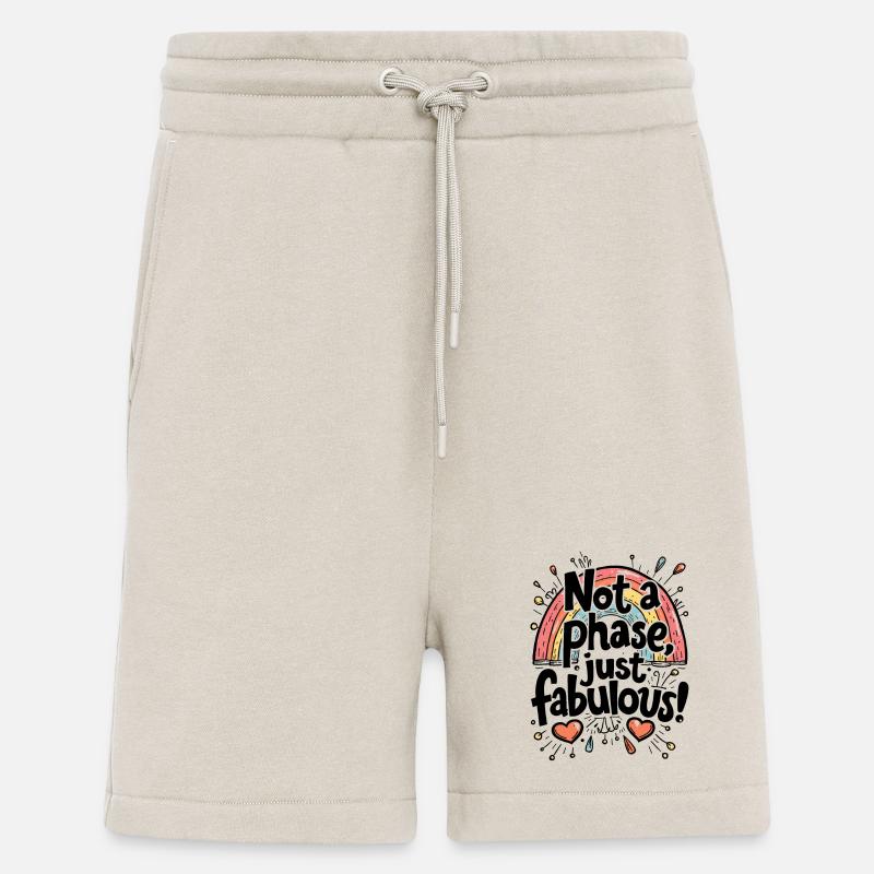 PAS UNE PHASE, JUSTE FABULEUX - Short bio décontracté fabriqué en UE - WARM CLAY