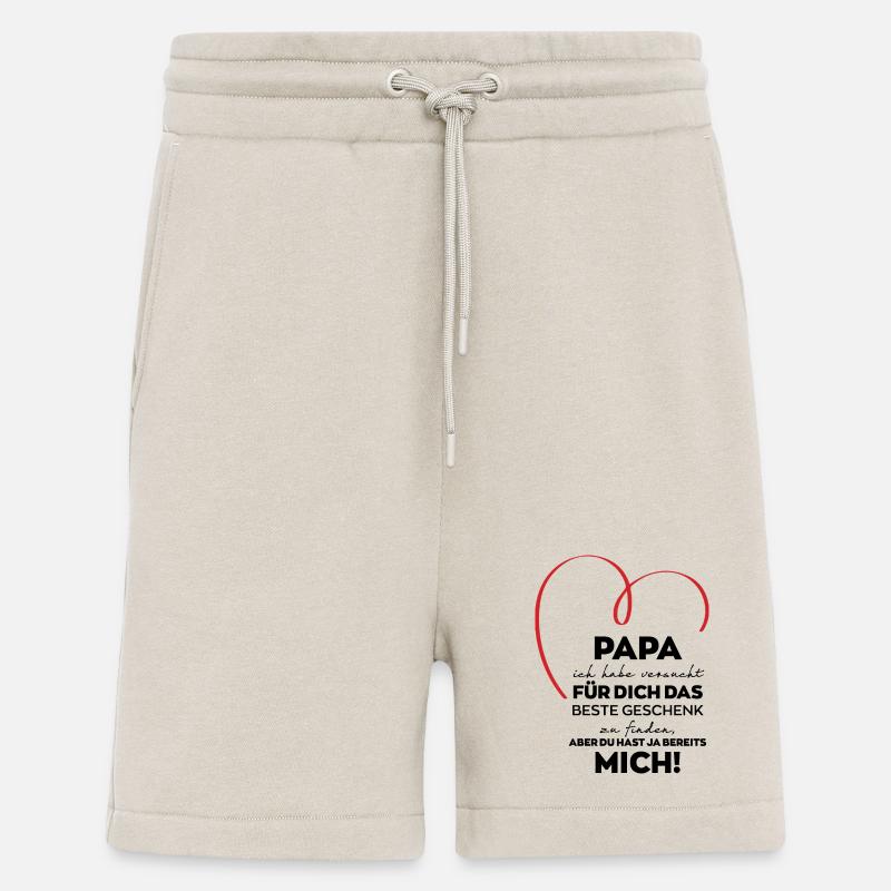 Papa lustiges Geschenk - Shorts - made by SPREAD - WARM CLAY