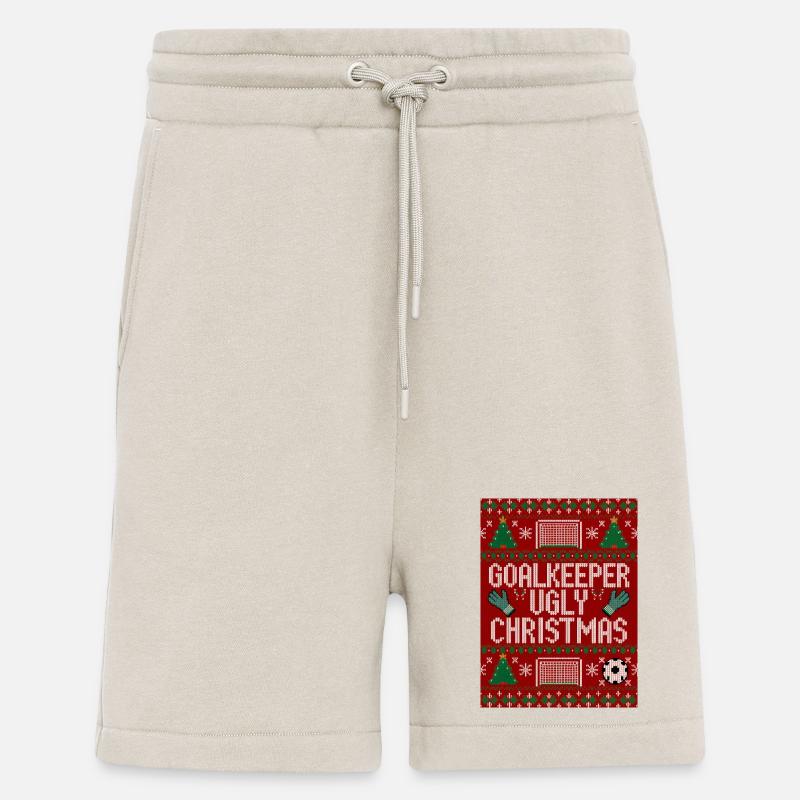 Torwart hässlicher Weihnachtspullover Design - Shorts - made by SPREAD - WARM CLAY