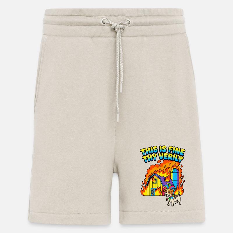 This Is Fine Thy Verily - Shorts - made by SPREAD - WARM CLAY