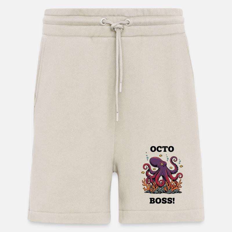 OctoBoss Reef King Oktopus - Shorts - made by SPREAD - WARM CLAY