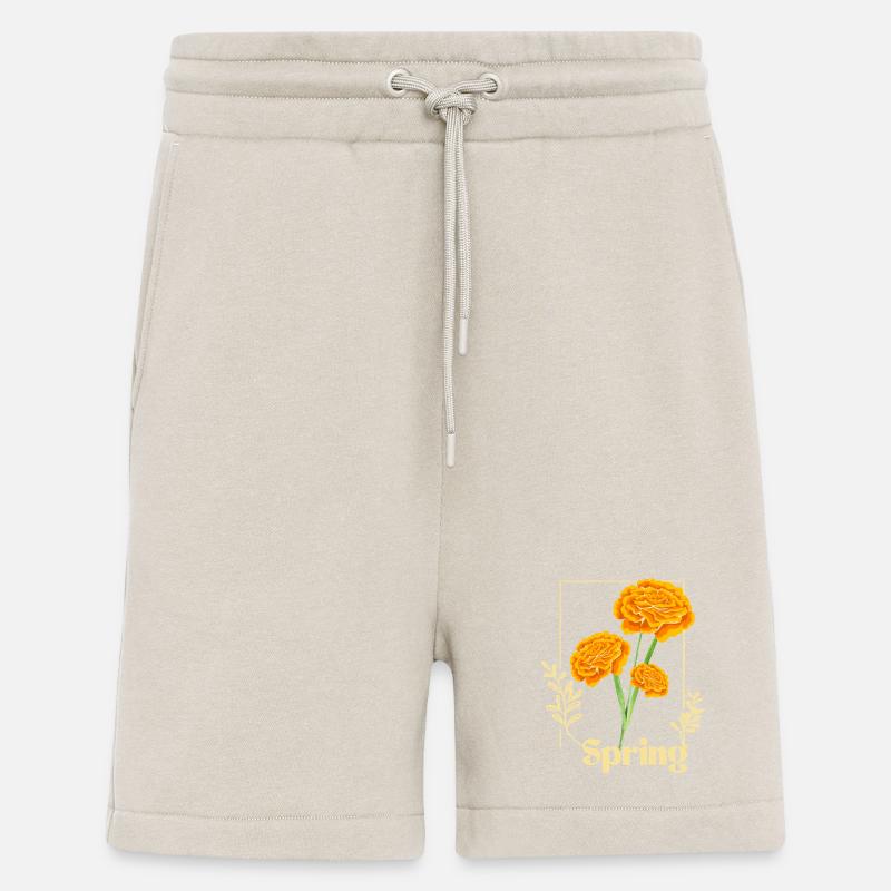 Spring Blumen Orange - Shorts - made by SPREAD - WARM CLAY