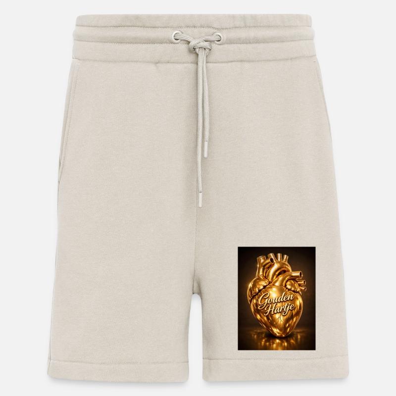 Goldenes Herz Anatomisch - Shorts - made by SPREAD - WARM CLAY