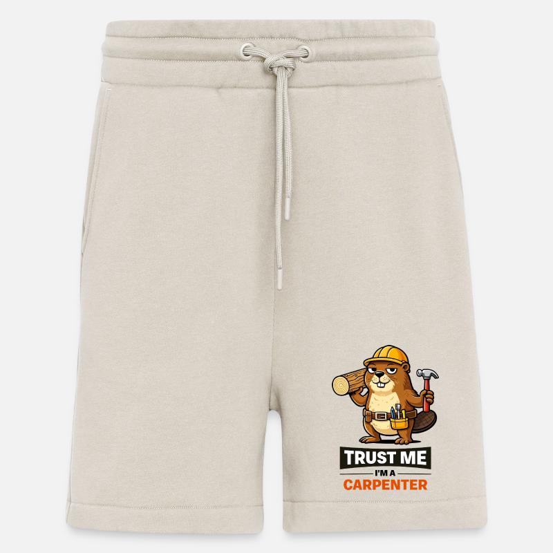 Vertrau mir, Zimmermann Biber - Shorts - made by SPREAD - WARM CLAY