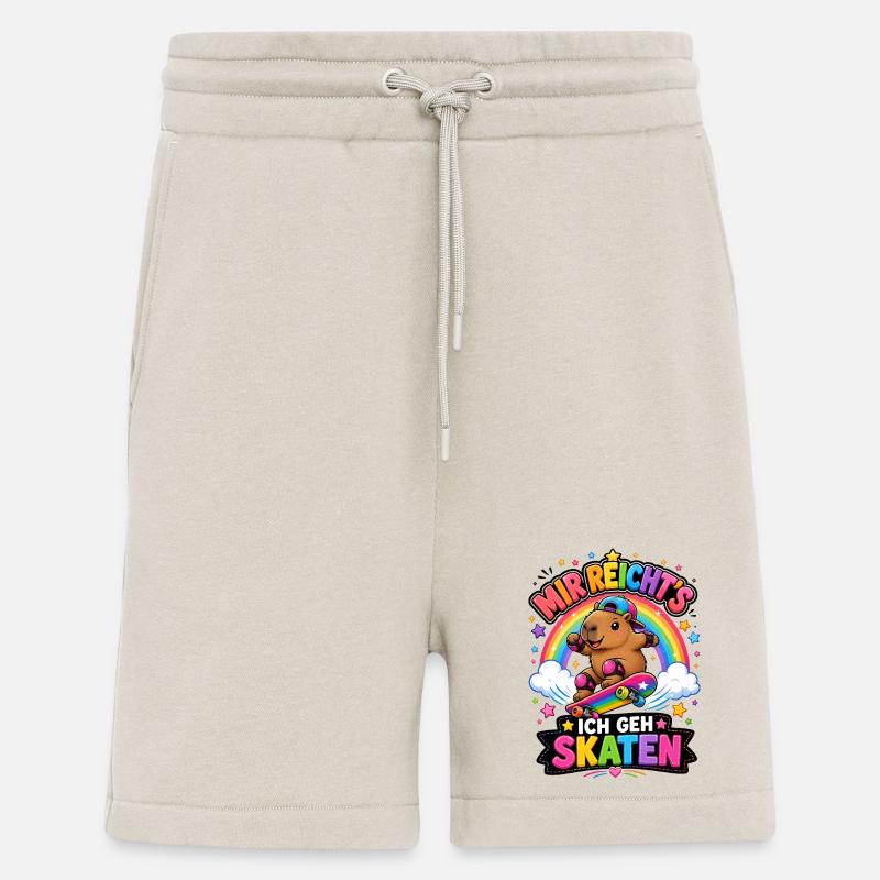 Skate Capybara Regenbogen - Shorts - made by SPREAD - WARM CLAY