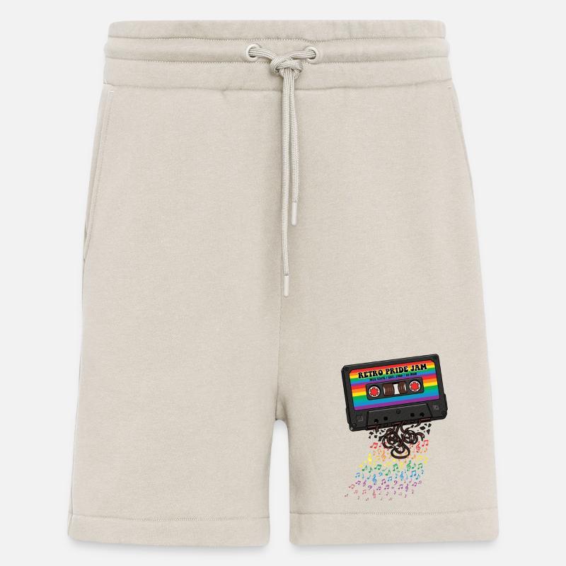 LGBT-Pride-Monat – Retro-Pride-Kassette - Shorts - made by SPREAD - WARM CLAY