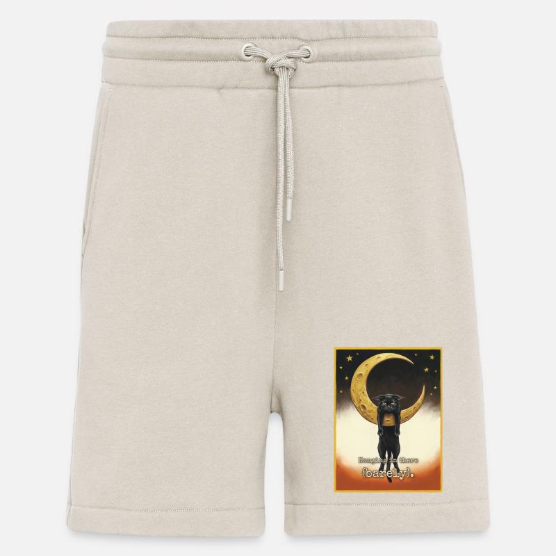 Barely Hanging Cat - Shorts - made by SPREAD - WARM CLAY