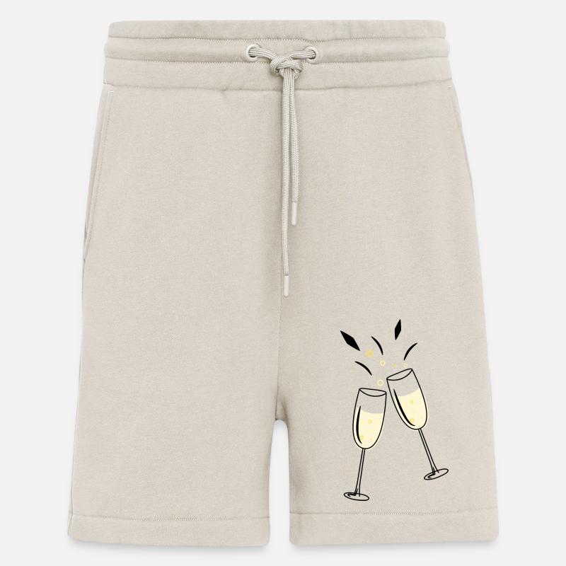 Sektglas Prost - Shorts - made by SPREAD - WARM CLAY