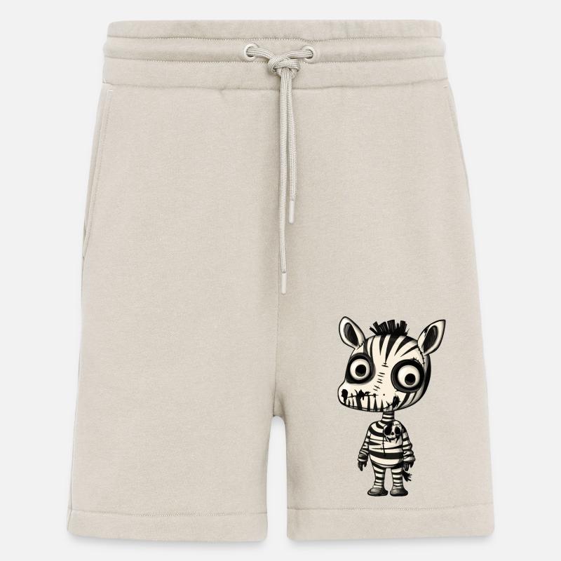 Zebra Halloween Comic Funny - Shorts - made by SPREAD - WARM CLAY