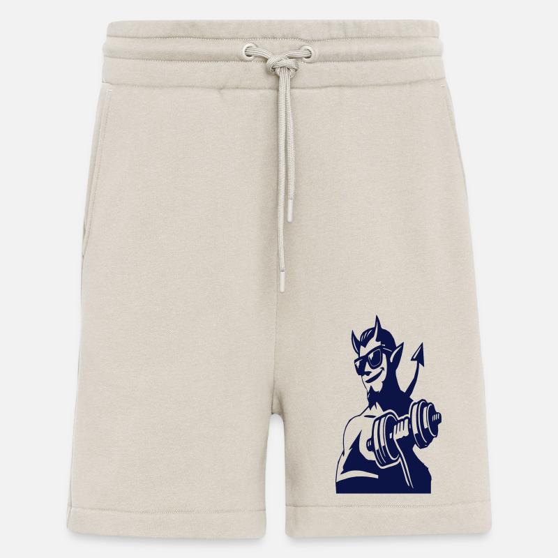 Teufelchen mit Hantel - Shorts - made by SPREAD - WARM CLAY