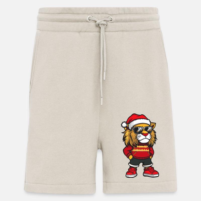 Noël Lion Noël - Short bio décontracté fabriqué en UE - WARM CLAY