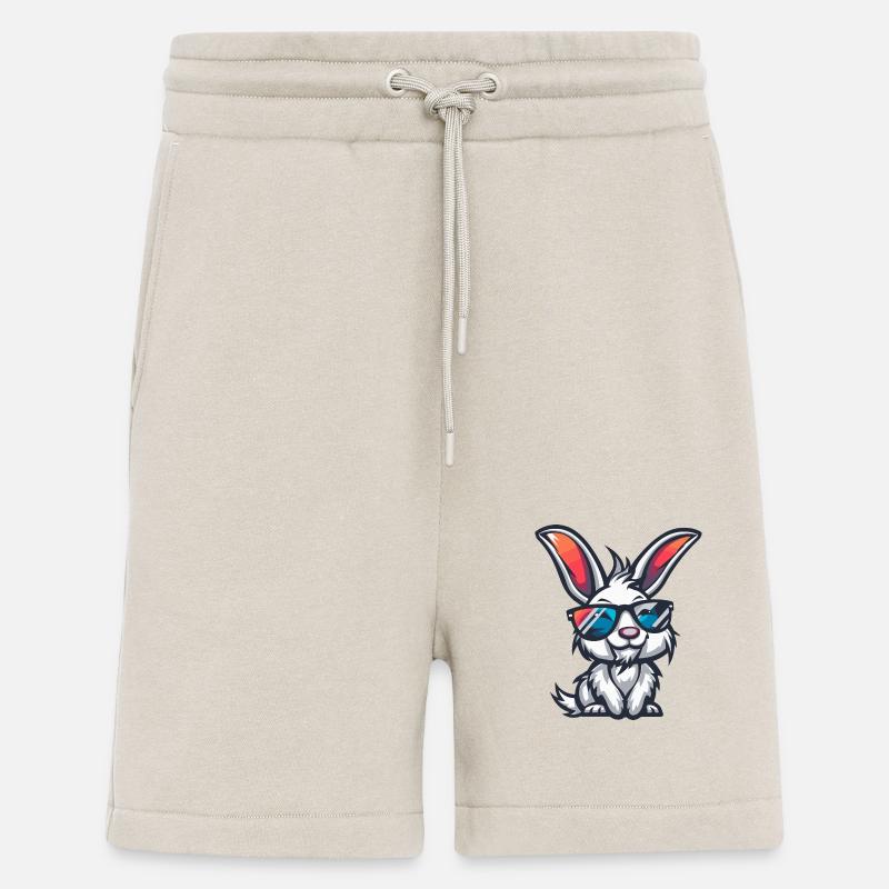 Bunny Cool Comic - Shorts - made by SPREAD - WARM CLAY