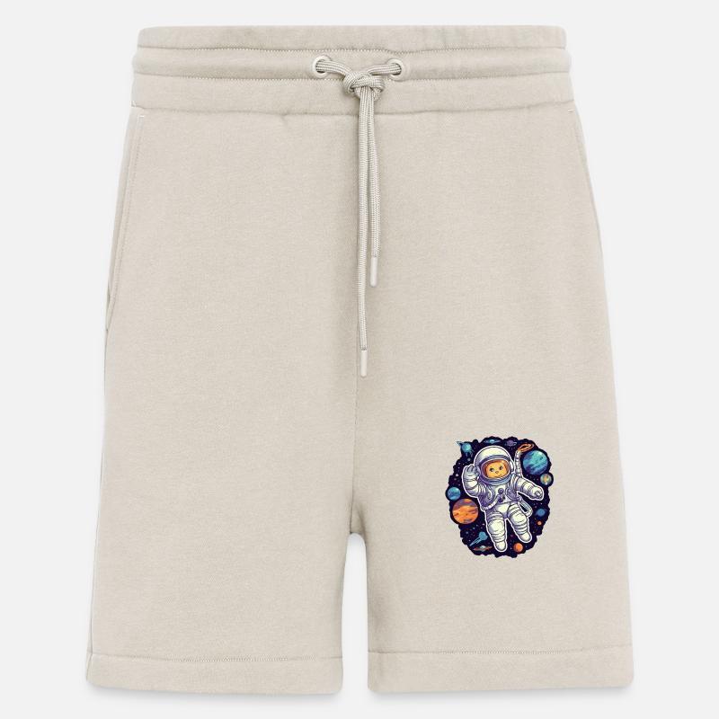 Katze Space Astronaut - Shorts - made by SPREAD - WARM CLAY