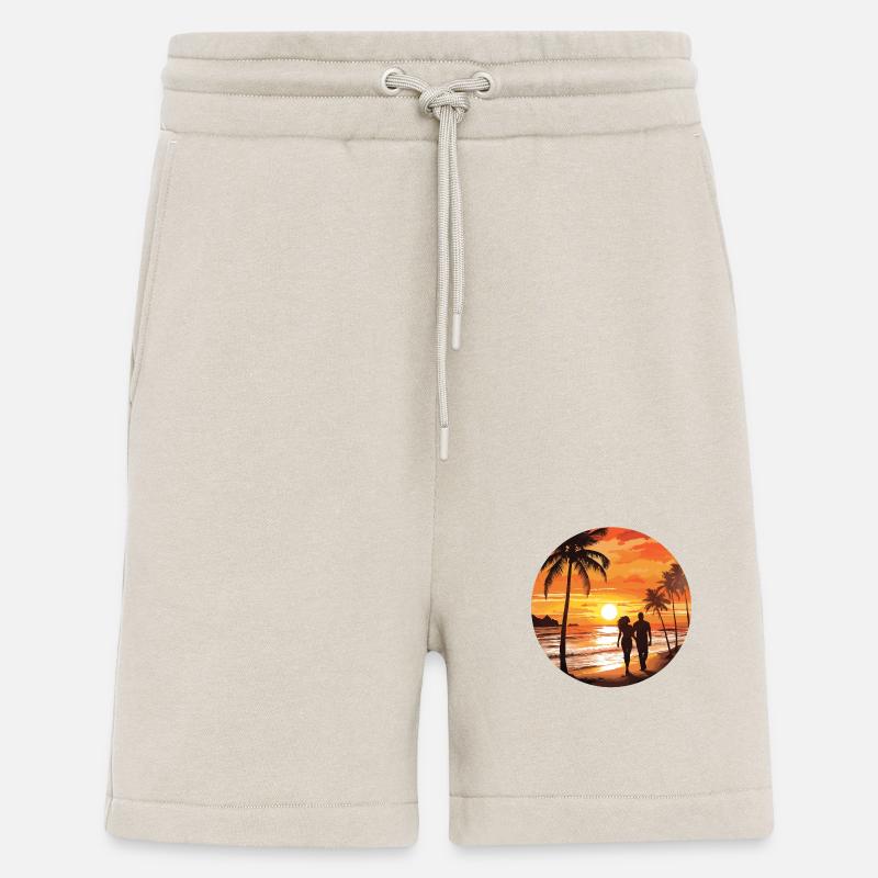 Strand Romantisches Paar - Shorts - made by SPREAD - WARM CLAY