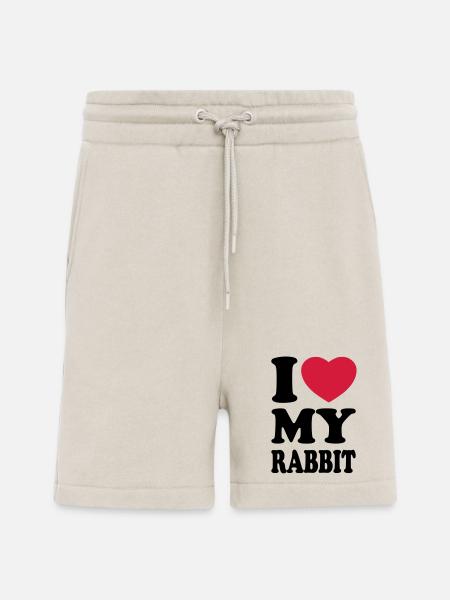 I love my rabbit - Shorts - made by SPREAD - WARM CLAY