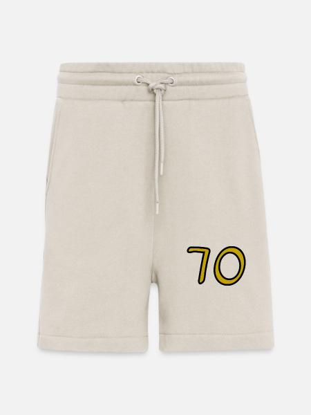 ÅRSDAG. TILLYKKE MED FØDSELSDAGEN. TILLYKKE MED FØDSELSDAGEN. - Organic relaxed shorts made in EU - WARM CLAY