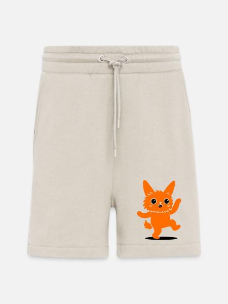 Funny animal character with big eyes - Shorts - made by SPREAD - WARM CLAY