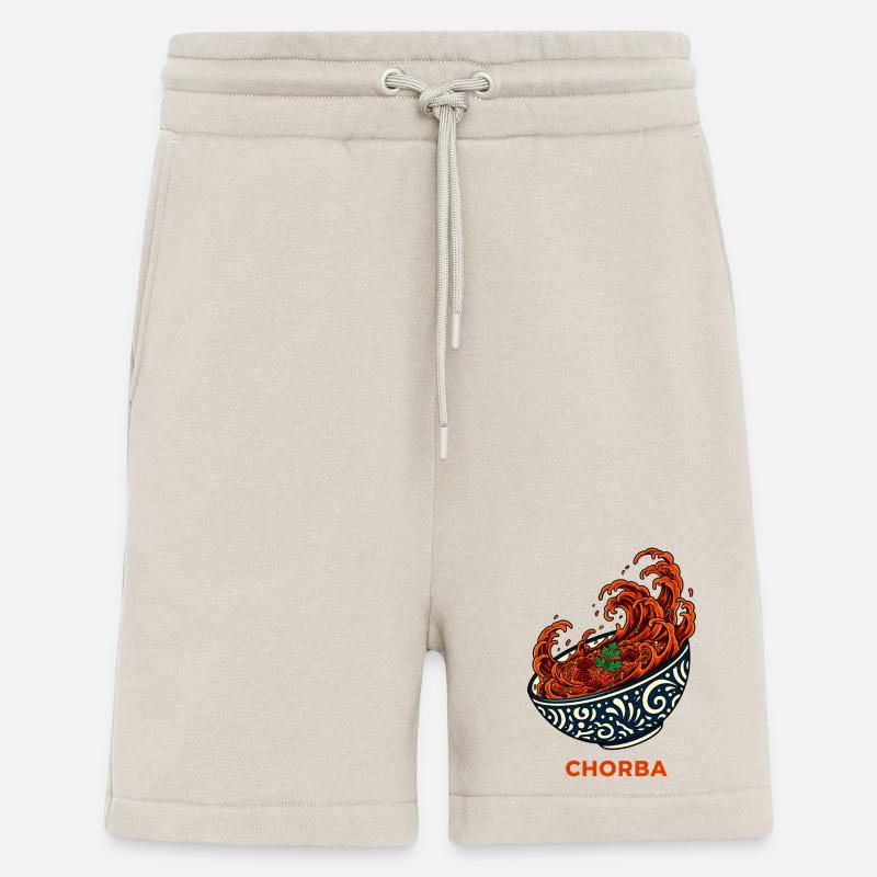 Bol de soupe Chorba dynamique - Short bio décontracté fabriqué en UE - WARM CLAY