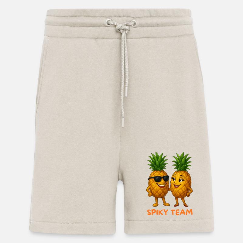 Duo Ananas Épicé - Short bio décontracté fabriqué en UE - WARM CLAY
