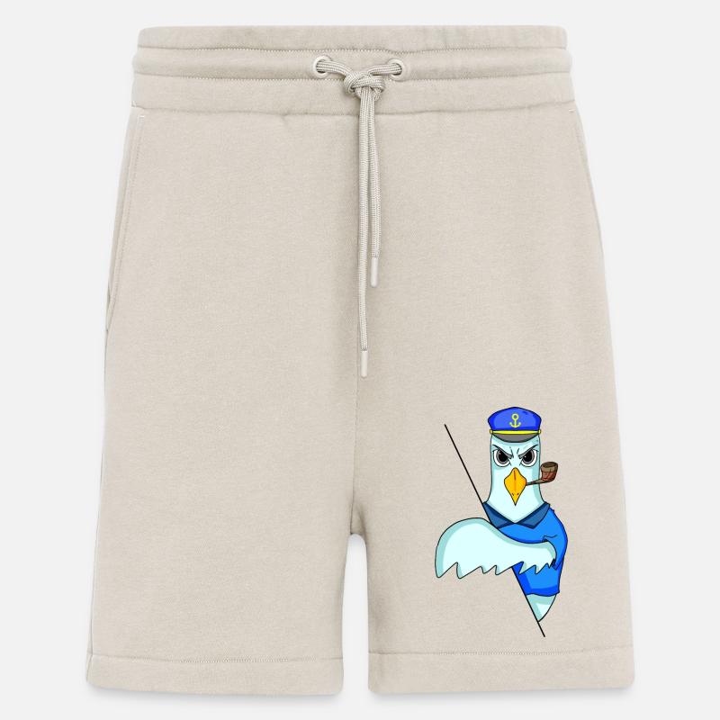 Capitaine de mouette - Short bio décontracté fabriqué en UE - WARM CLAY