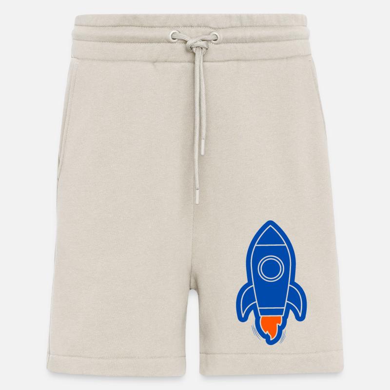 Space rocket - Shorts - made by SPREAD - WARM CLAY