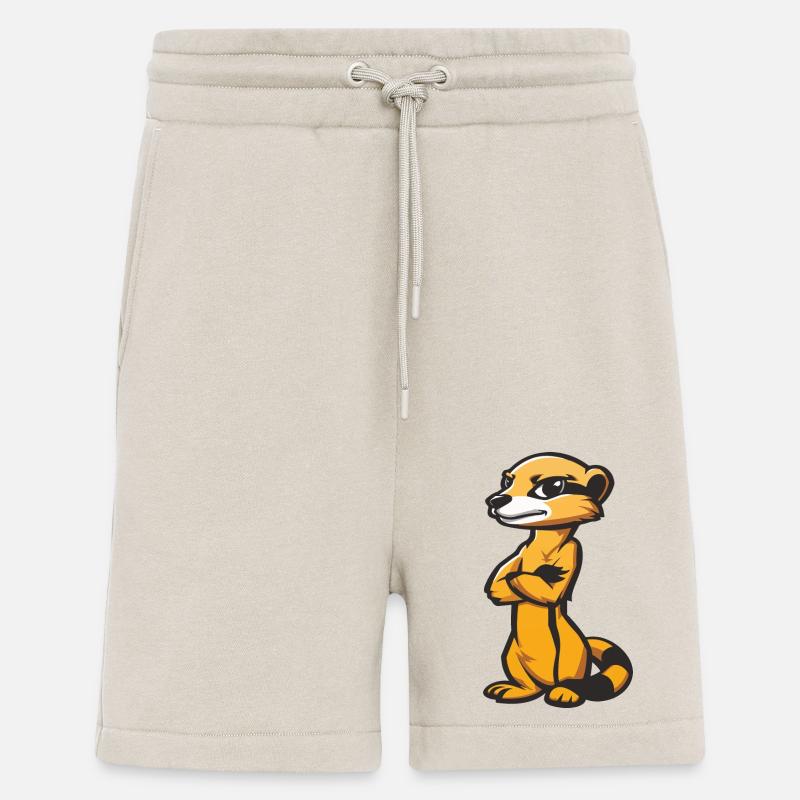 erdmännchen comic - Shorts - made by SPREAD - WARM CLAY