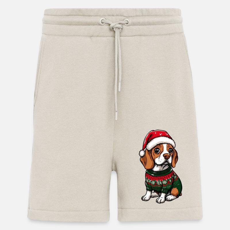 Beagle Hund Weihnachten Comic - Shorts - made by SPREAD - WARM CLAY