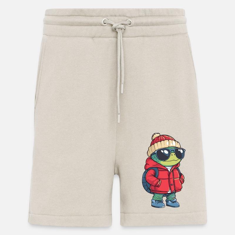 Schildkröte Cool Comic - Shorts - made by SPREAD - WARM CLAY