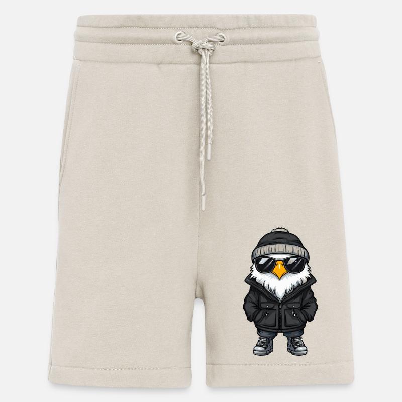 Eagle Cool Comic - Shorts - made by SPREAD - WARM CLAY