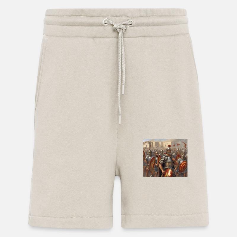 Commandez stop ! - Short bio décontracté fabriqué en UE - WARM CLAY