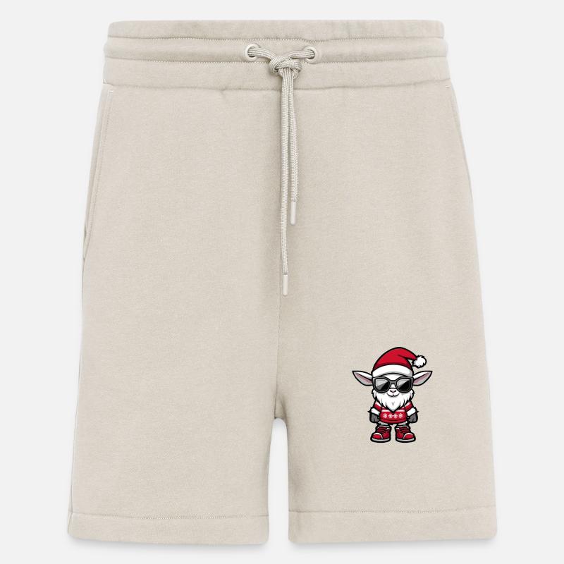 Chèvre Noël Cool Noël - Short bio décontracté fabriqué en UE - WARM CLAY
