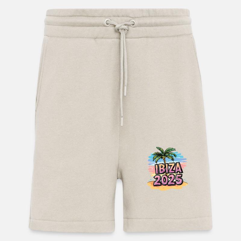 Plage d’Ibiza 2025 - Short bio décontracté fabriqué en UE - WARM CLAY