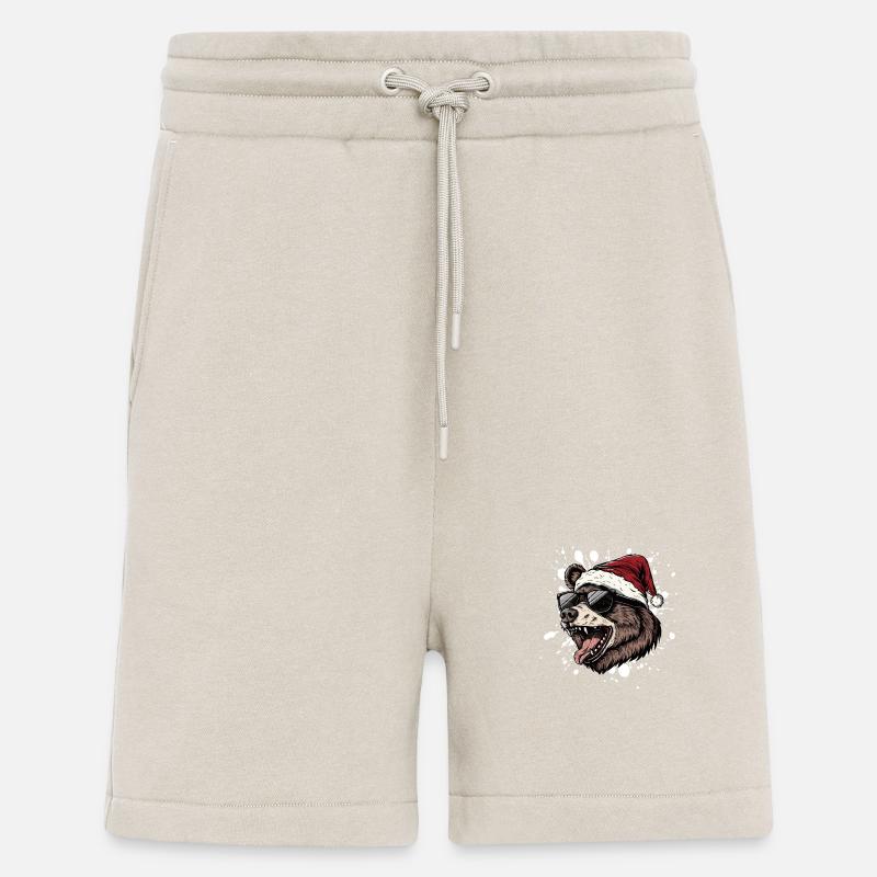 Bear Christmas Funny - Shorts - made by SPREAD - WARM CLAY