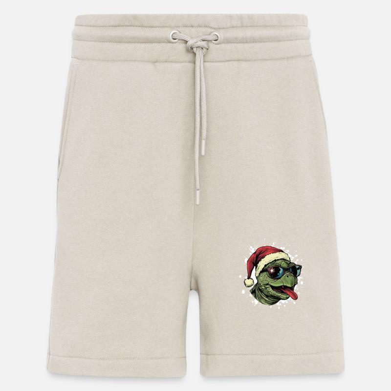 Turtle Christmas Funny - Shorts - made by SPREAD - WARM CLAY