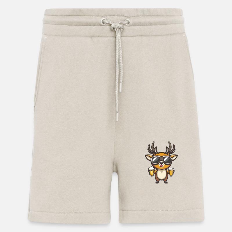Hirsch Apres Ski Bier - Shorts - made by SPREAD - WARM CLAY
