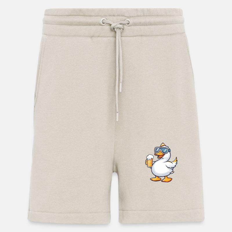 Gans Apres Ski Bier Comic - Shorts - made by SPREAD - WARM CLAY