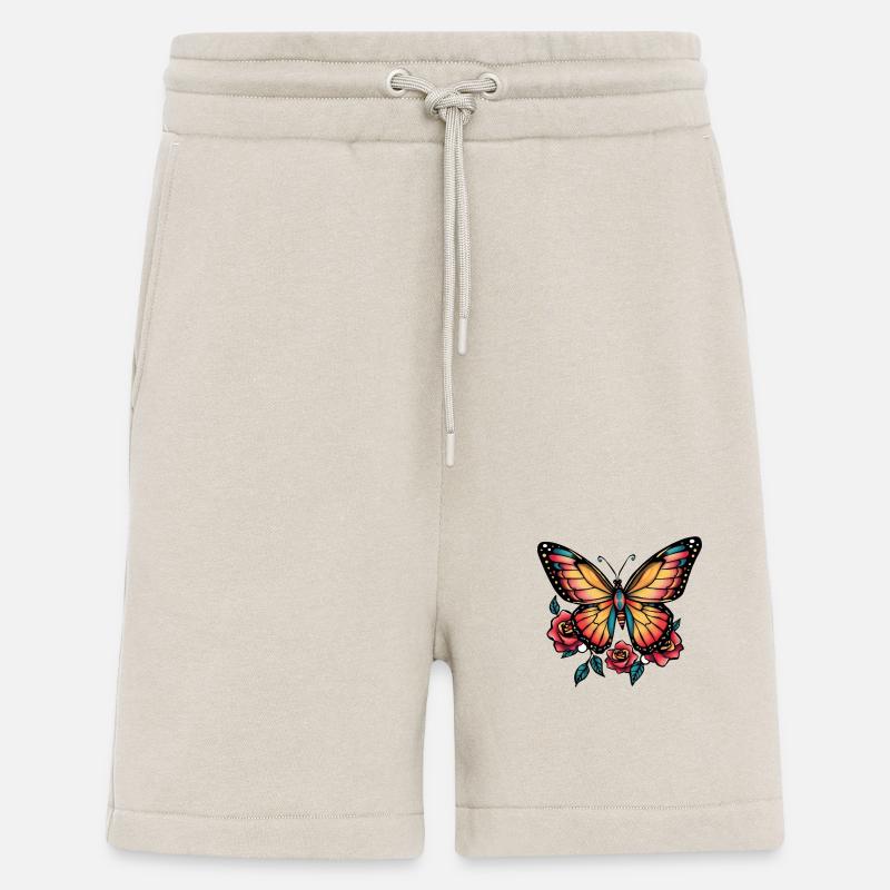 Papillon - Short bio décontracté fabriqué en UE - WARM CLAY