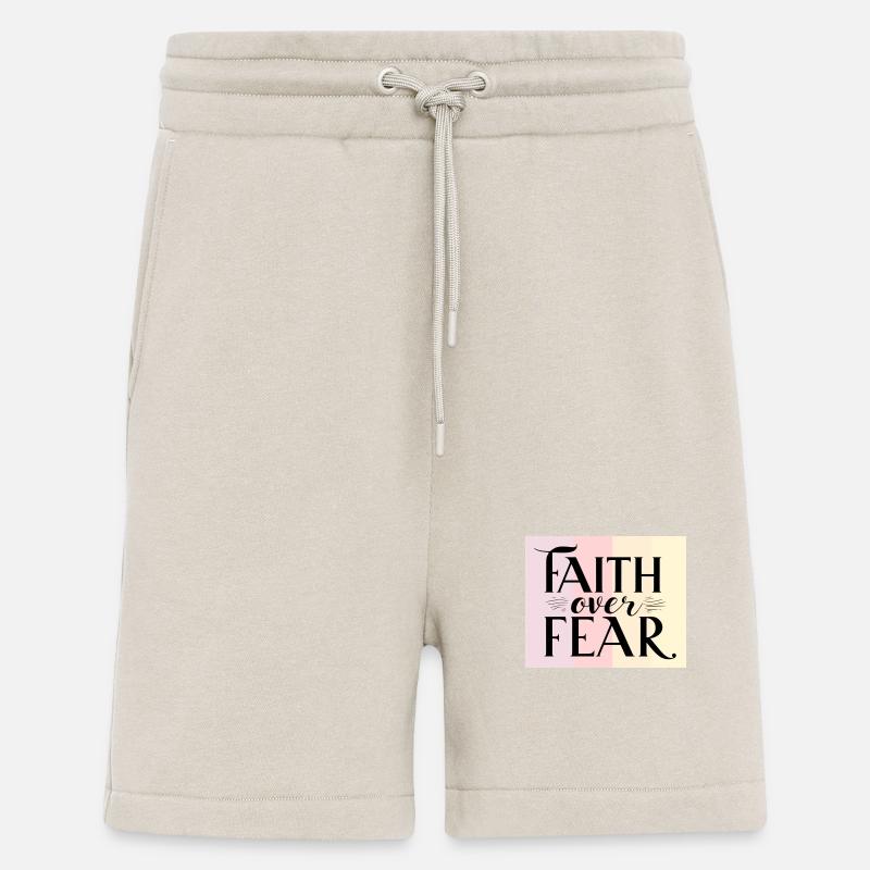 Glaube statt Angst - Shorts - made by SPREAD - WARM CLAY